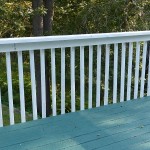 Wooden vertical balusters
