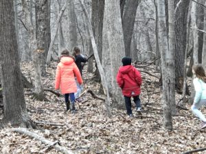 Kids in the woods