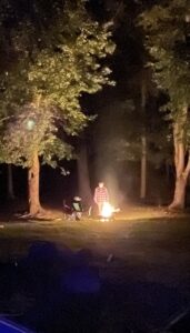 Fire at campground