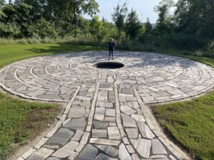 Labyrinth of flagstone