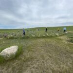 Mary's labyrinth, The Crossing at the Grasslands. Val Marie, Saskatchewan, Canada