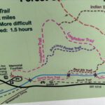 Map of Cook Forest Trail to ancient trees