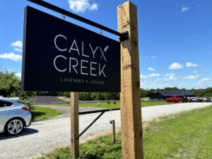 Calyx Creek Farm Sign