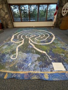 Hand made labyrinth for auction.