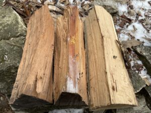 From left to right: Cherry, Douglas Fir, Oak.