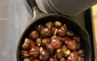 Chestnuts Roasting By An Open Fire